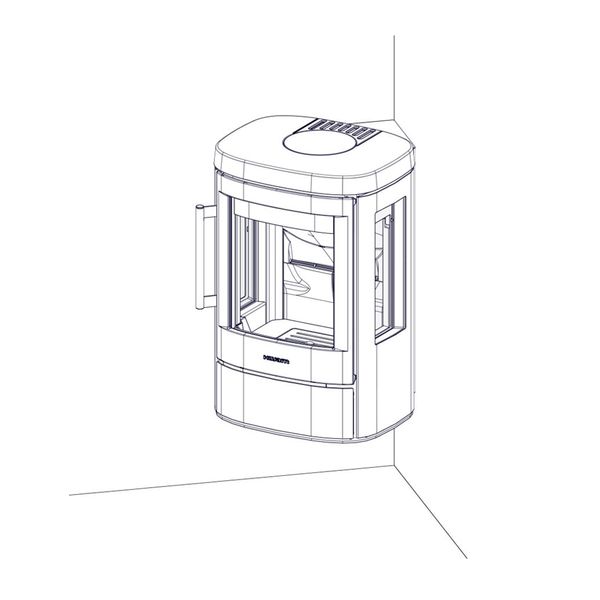 HWAM 4520 Log Burning Stove - Image 11