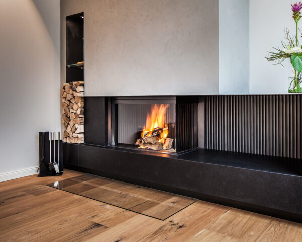 W90/47C Corner Wood Fireplace