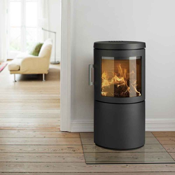 HWAM 3120 wood burning stove classic door black finish Scandinavian design
