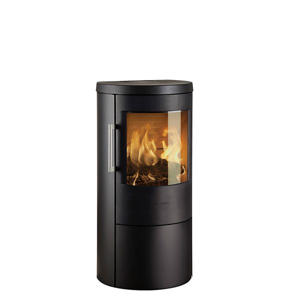 HWAM 3640 stove black finish with side glass
