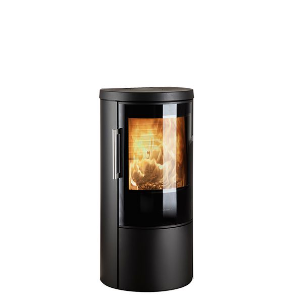 HWAM 3640 stove black finish with side glass
