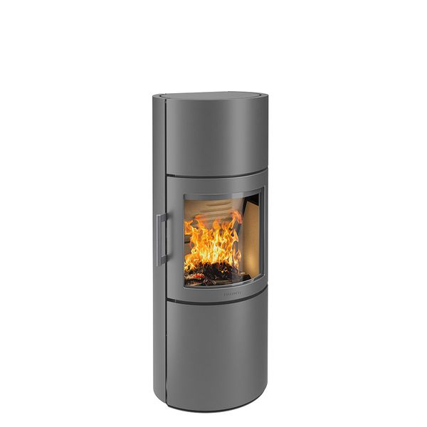 HWAM 3760 wood burning stove classic door black finish Scandinavian design