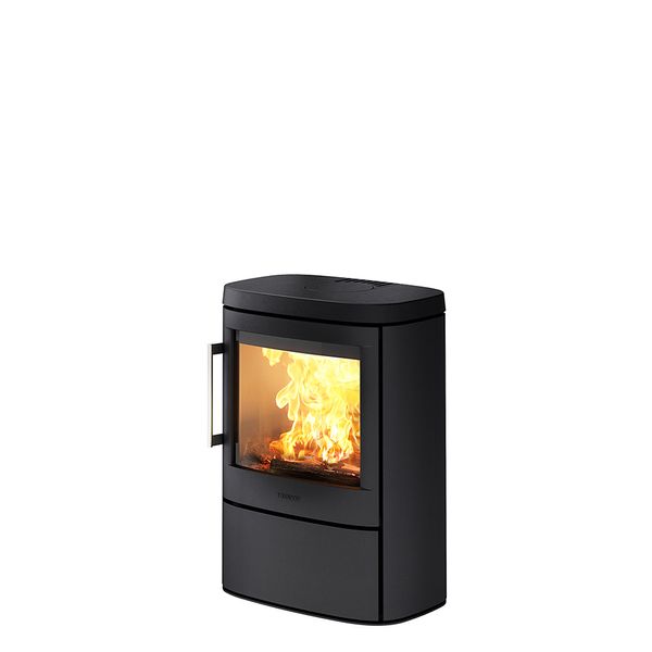 HWAM 4620 wood burning stove classic door black finish