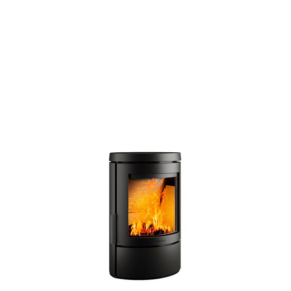 HWAM 3110 wood burning stove modern door black finish with style handle