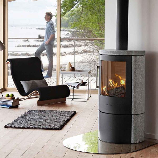HWAM 3640 soapstone natural stone stove