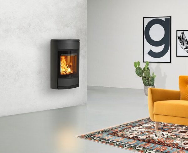 scan 66-7 wall hung with side windows, black handles. Product shown from the front in a living room setting