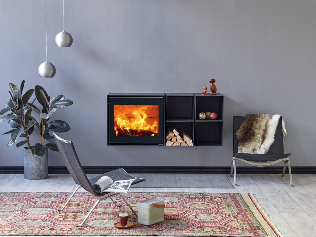 Scan 1003 Box with Chrome Trims | Wood Burning Stove - Image 3