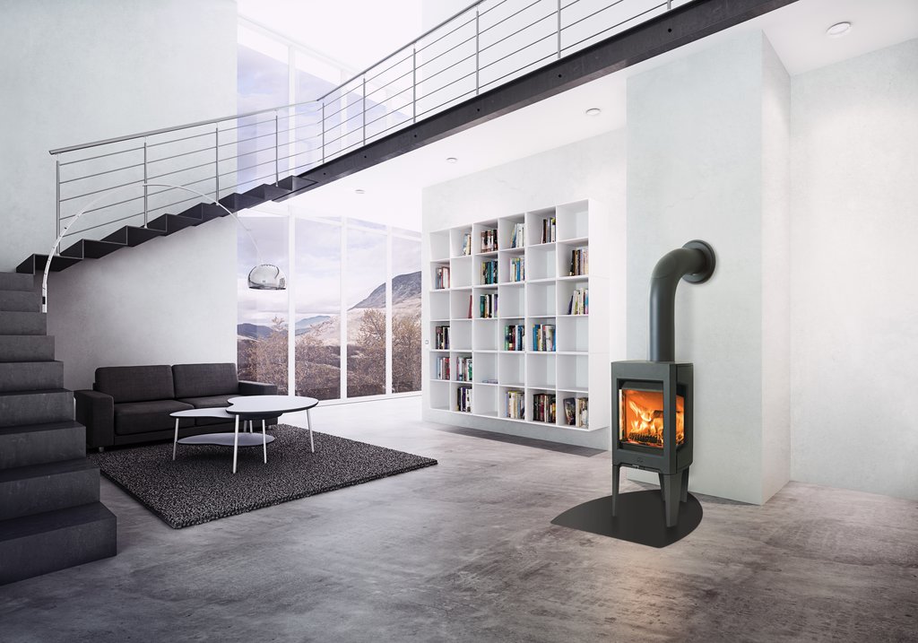 Jotul F 163 Black Wood Burning Stove - Image 2