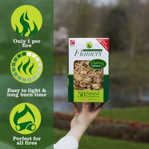 Flamers Natural Firelighters x50 - Image 4