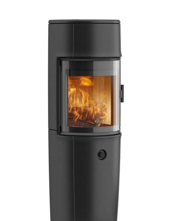 Jotul F 174 front view with glass hearth