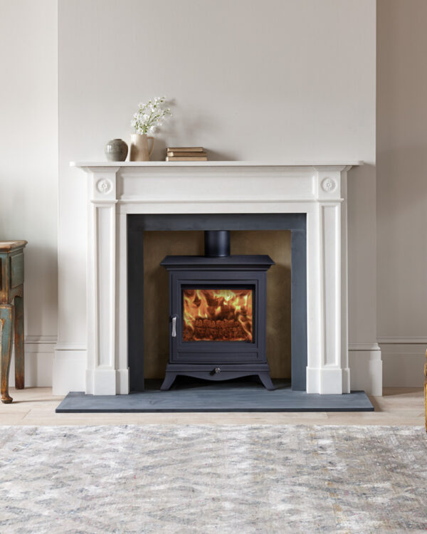 Chesneys Beaumont 5WS MK3 Wood Burning Stove, living room setting