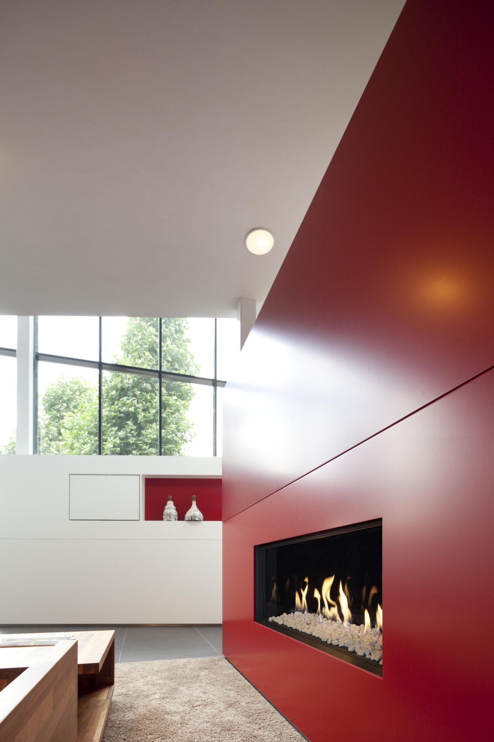 Kalfire G100/41F Gas Fireplace, living room setting