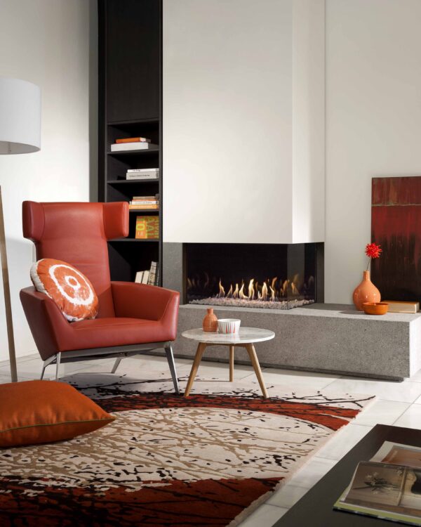 Kalfire G85/44C Gas Fireplace, living room setting