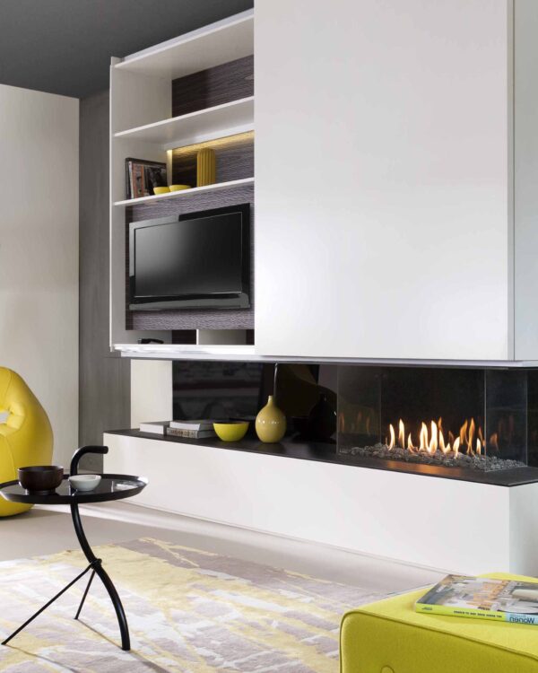 Kalfire G90/44S Gas Fireplace, living room setting