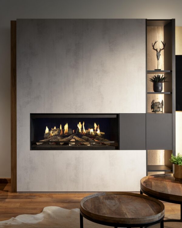 Kalfire E-one 100F Electric Fireplace, living room setting