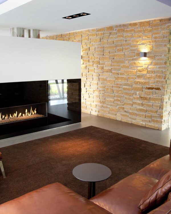 Kalfire G125/37C Gas Fireplace, living room setting