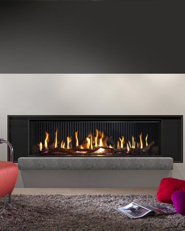 Kalfire G160/41F Gas Fireplace, living room setting