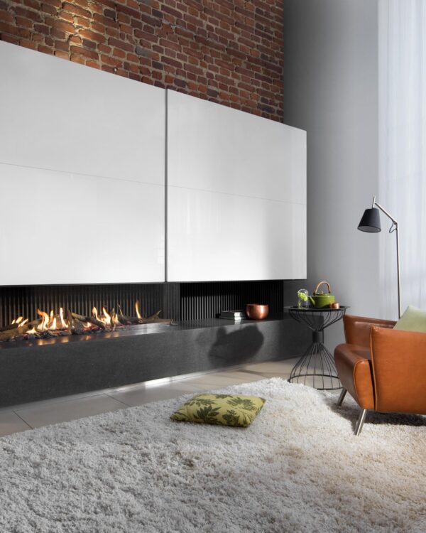 Kalfire G165/37C Gas Fireplace, living room setting