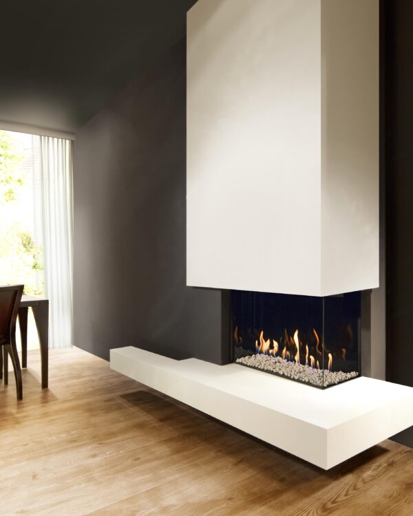 Kalfire G65/44C Gas Fireplace, living room setting