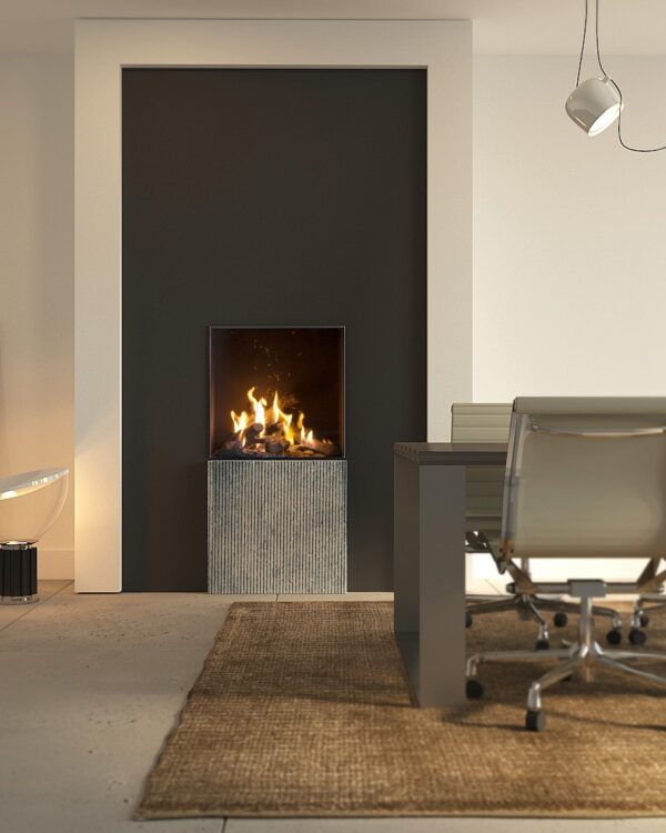 Kalfire GP60/59F Gas Fireplace, living room setting