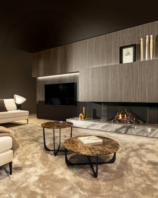 Kalfire Gi115/55S Gas Fireplace, living room setting