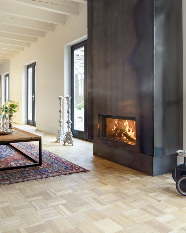 Kalfire W70/33F Wood Fireplace, living room setting