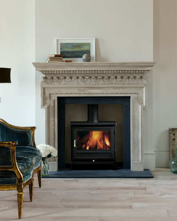 Chesneys Salisbury 12WS Wood Burning Stove, living room setting