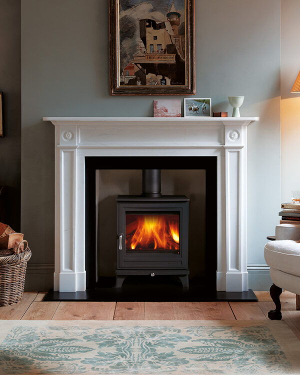 Chesneys Salisbury 5WS MK3 Wood Burning Stove, living room setting