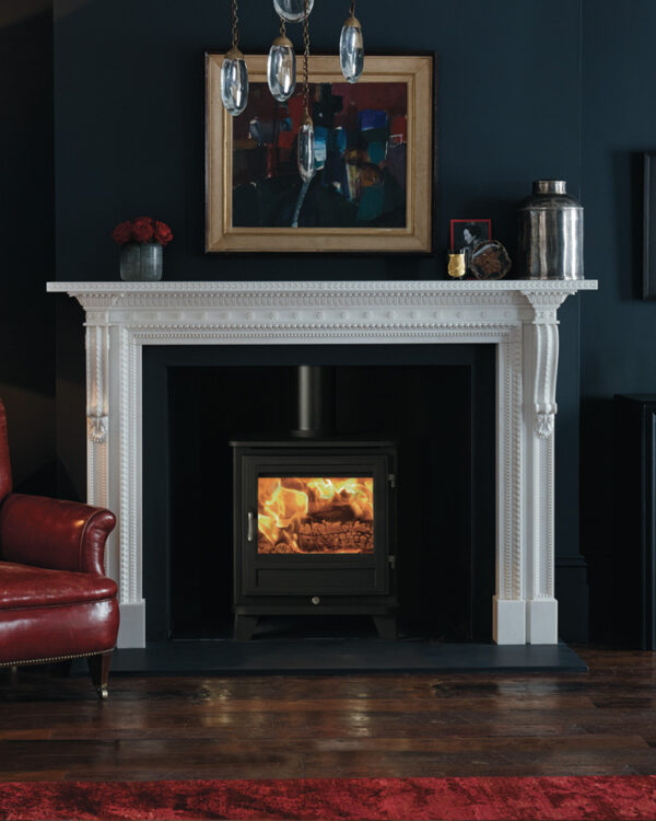 Chesneys Salisbury 8WS MK3 Wood Burning Stove, living room setting