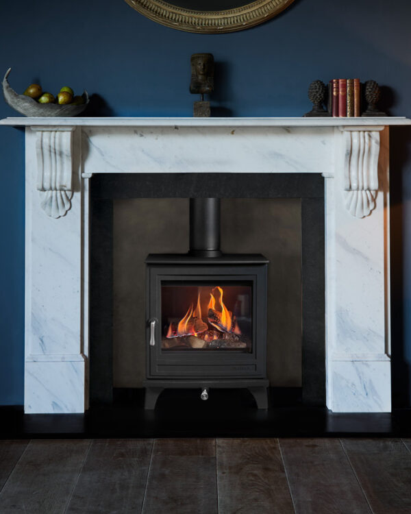 Salisbury Slide Control Gas Stove, living room setting