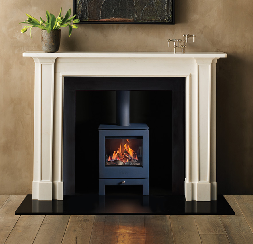 Serendipity Remote Control Gas Stove, living room setting