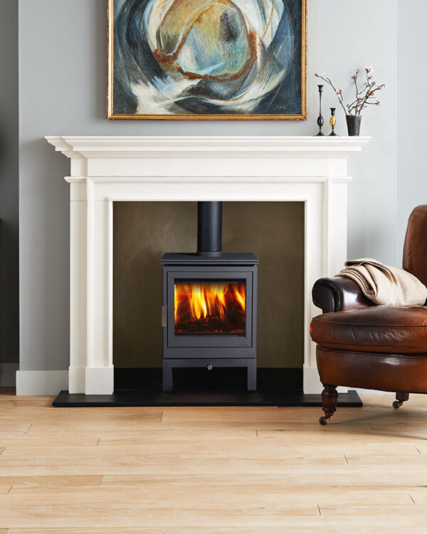 Chesneys Shoreditch 5WS MK3 Wood Burning Stove, living room setting