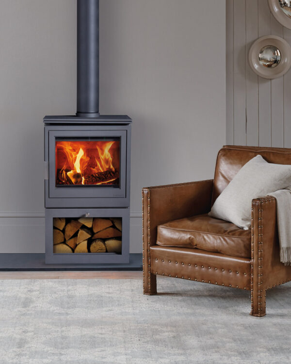 Chesneys Shoreditch LS 5WS MK3 Wood Burning Stove, living room setting
