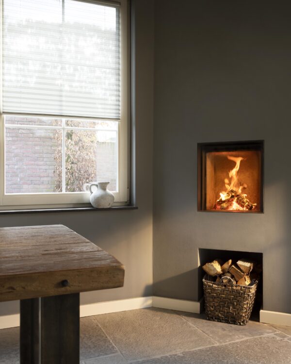 Kalfire W45/48F Wood Fireplace, living room setting