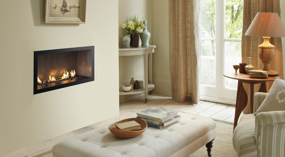 Chesneys Alchemy Linear Ribbon Burner RB700, living room setting