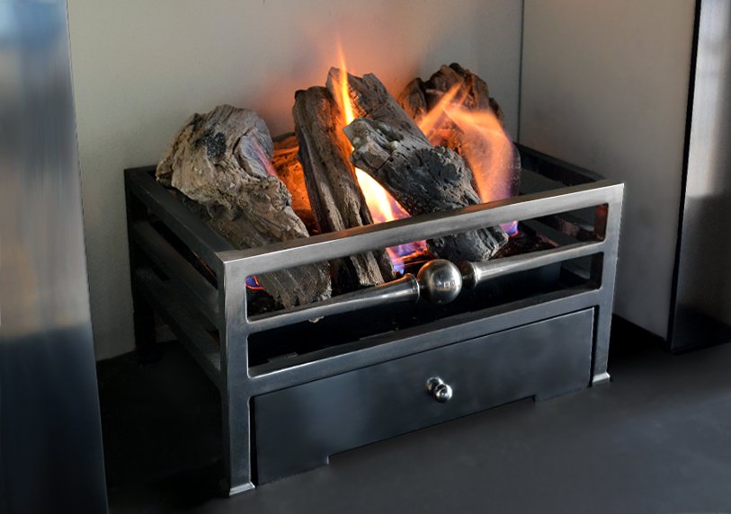 Chesneys Log Effect DFE Gas Fire, living room setting