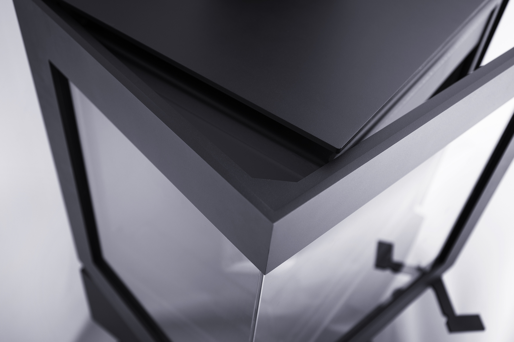 Dik Geurts Bora Corner Freestanding Wood Burning Stove Close Up