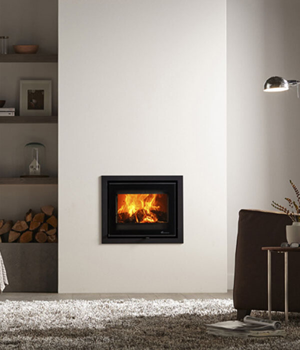 Dik Geurts Instyle Prostyle 500 Insert /Built-in Wood Burning Stove, living room setting