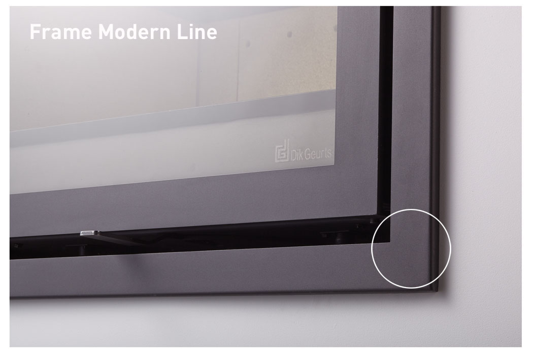 Dik Geurts Instyle Tunnel 700 Insert /Built-in Wood Burning Stove Frame Modern Line