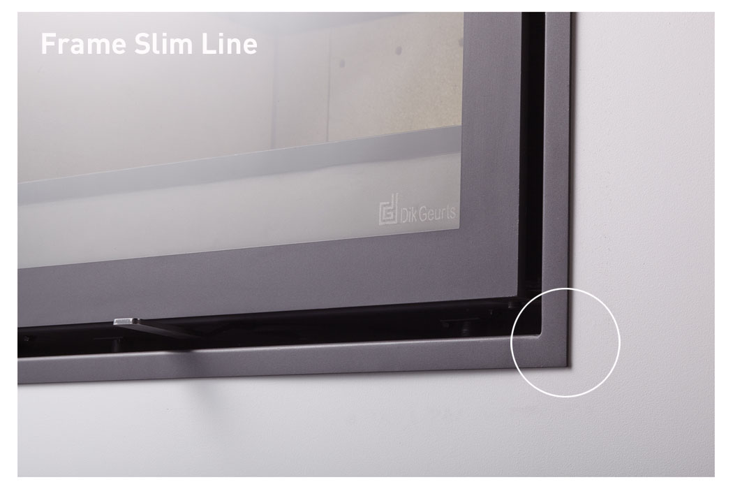 Dik Geurts Instyle Prostyle Tunnel 700 Insert /Built-in Wood Burning Stove Frame Slim Line