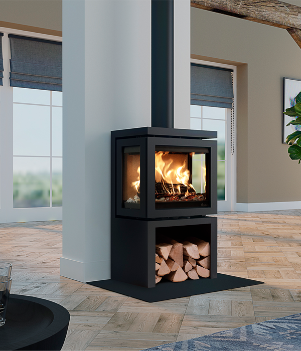 Dik Geurts Vidar Triple Small Store Wood Burning Stove
