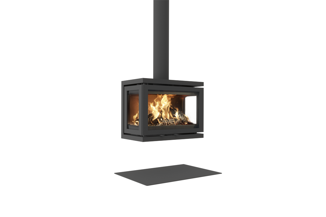 Dik Geurts Vidar Triple Medium Wall Wood Burning Stove