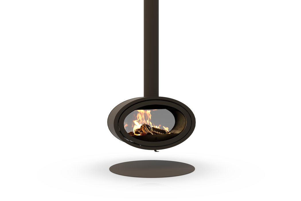 Dik Geurts Oval Tunnel Fixed Wood Stove | Scottish Stove Centre