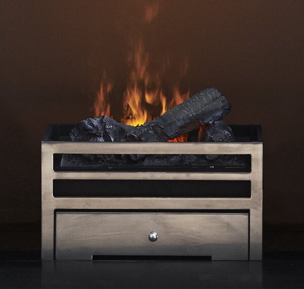 Chesneys Olympus Electric Fire with Soho Basket, living room setting