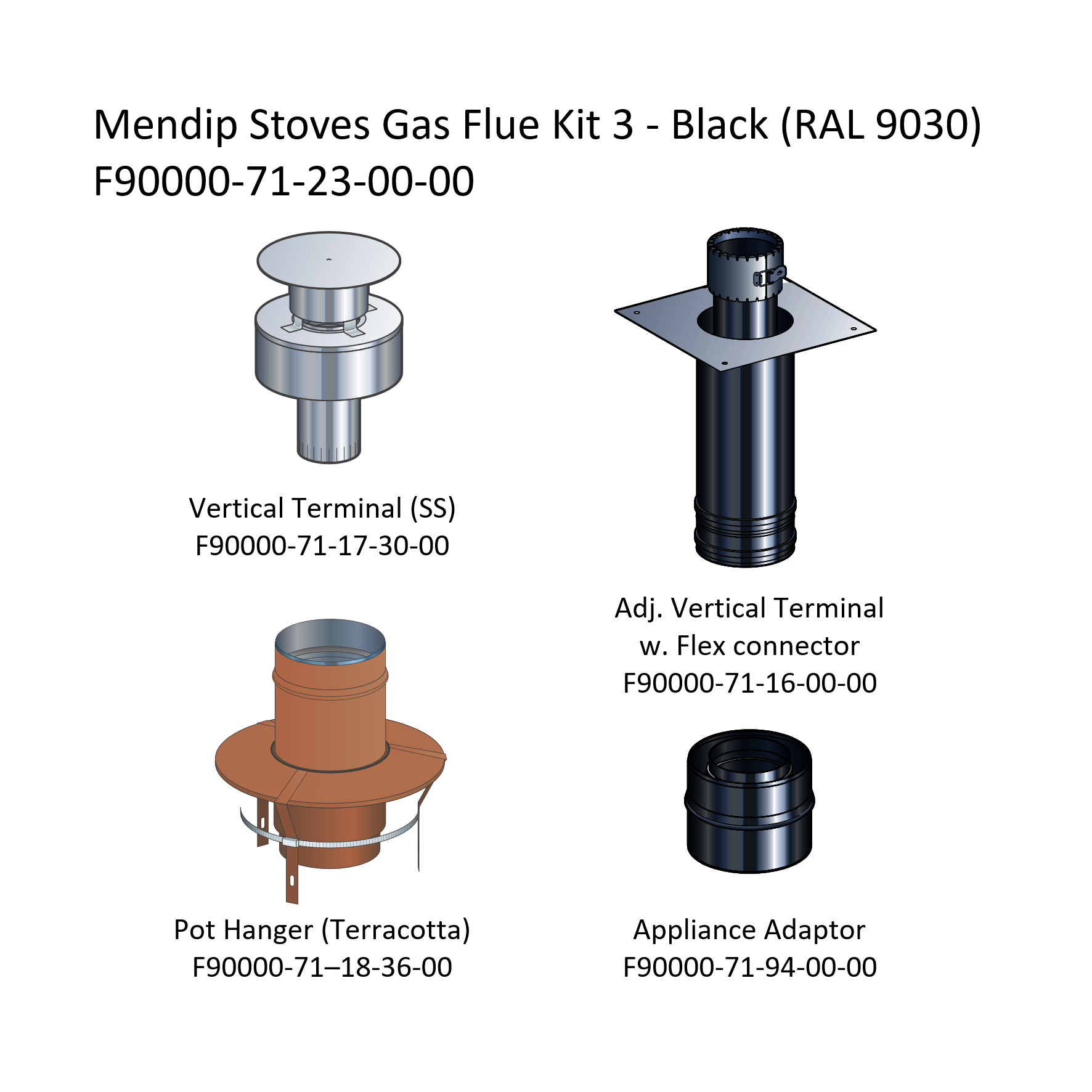 Mendip Ashcott Gas Stove