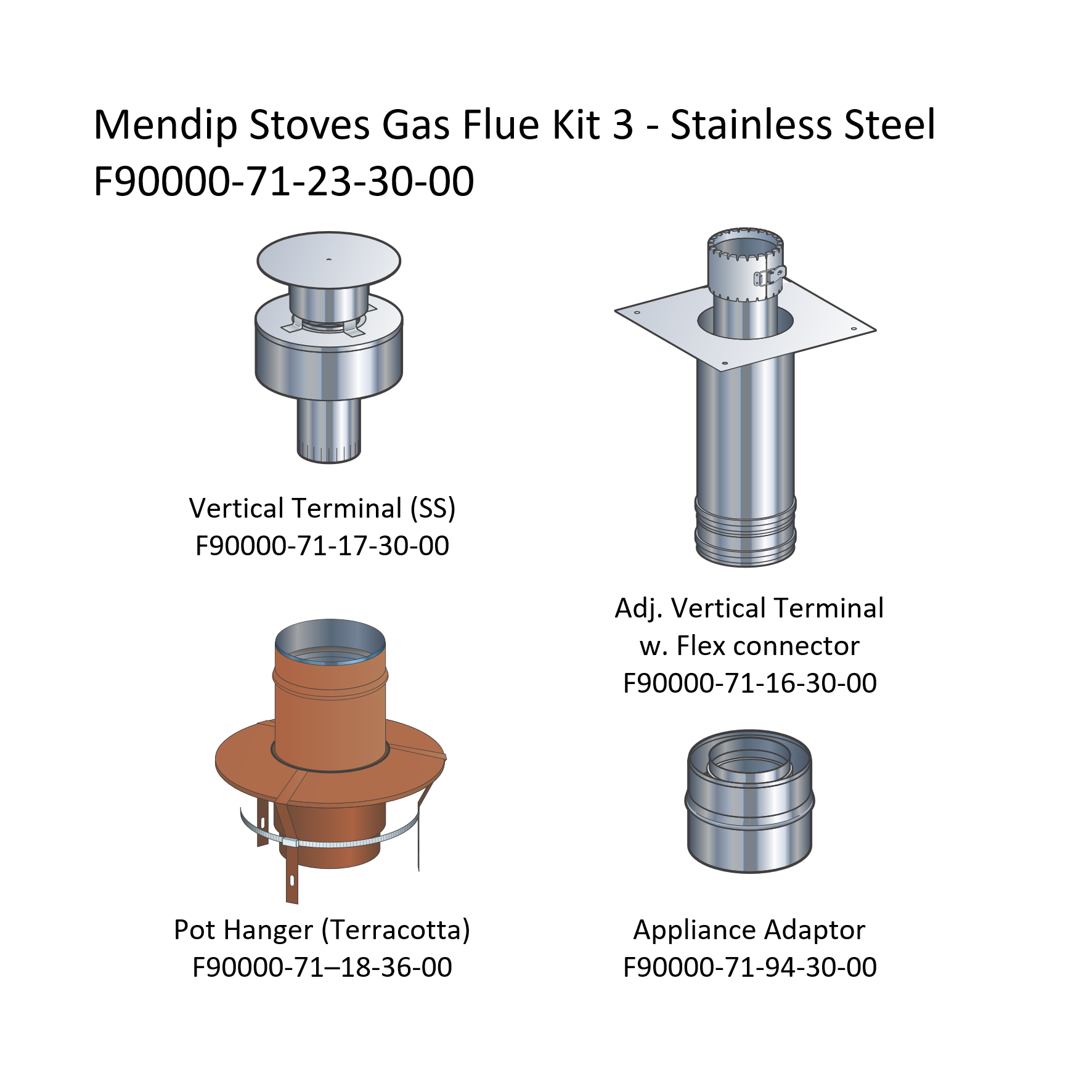 Mendip Ashcott Gas Stove