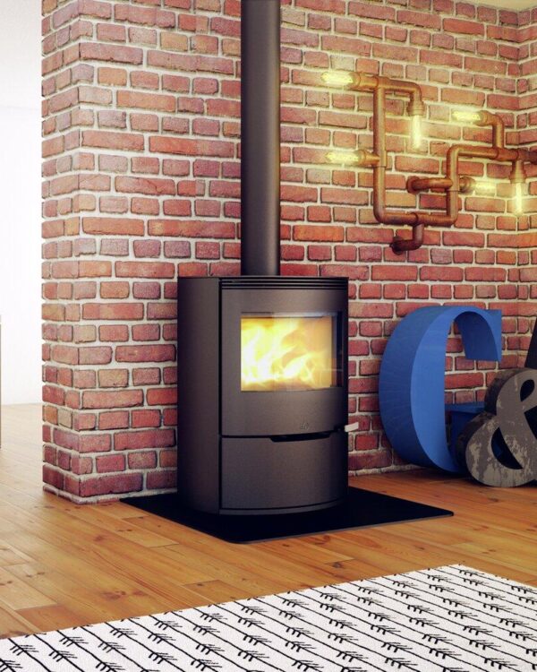ILD 12 Eco Wood Burning Stove by Jøtul Group, living room setting