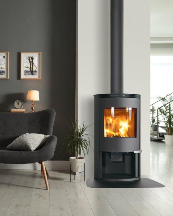 ILD 9 Eco Wood Burning Stove by Jøtul Group, living room setting