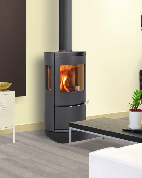 ILD 10 Eco Wood Burning Stove by Jøtul Group, living room setting