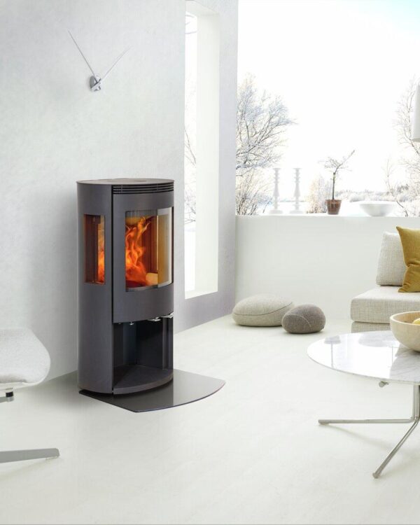 ILD 8 Eco Wood Burning Stove by Jøtul Group, living room setting